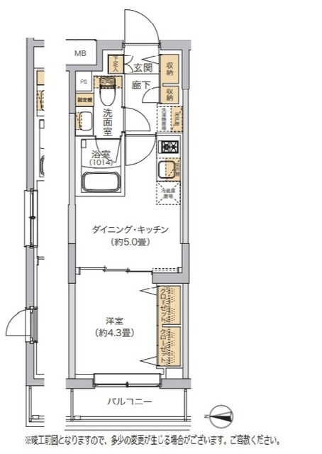 リビオメゾン湯島の間取り