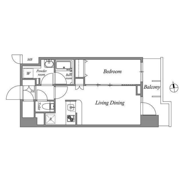 エスティメゾン東別院の間取り