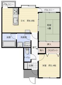 ルイシャトレ希望が丘の間取り