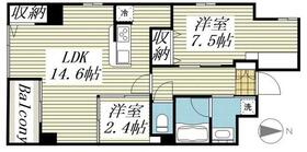 エルザ柏の間取り