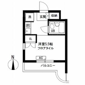 サカエフラット元住吉の間取り