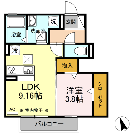 ベルドミールの間取り