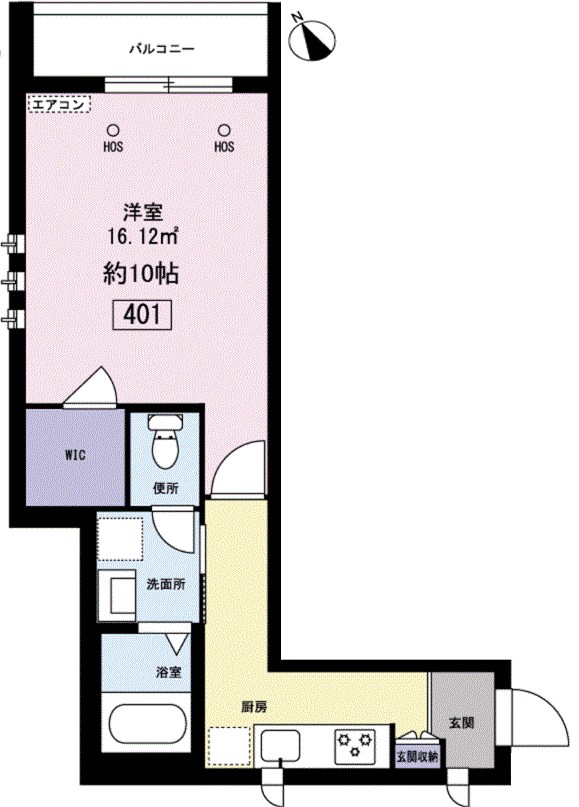 アーバンライフミハシIIの間取り
