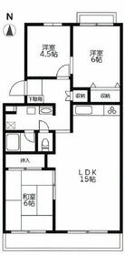 エステート夏見住宅1号棟の間取り