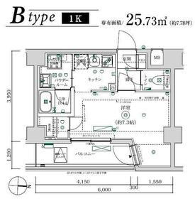 MAXIV武蔵新城TREの間取り