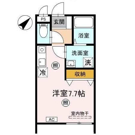 シーズンコートフェミーナの間取り