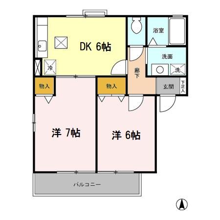 サングリアの間取り