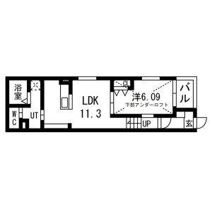 リヴェール元中野Ⅱの間取り