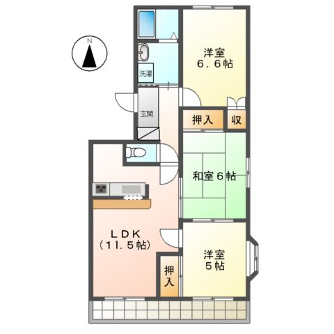ガーデンリバティの間取り
