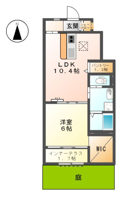 ルミエールはとりの間取り