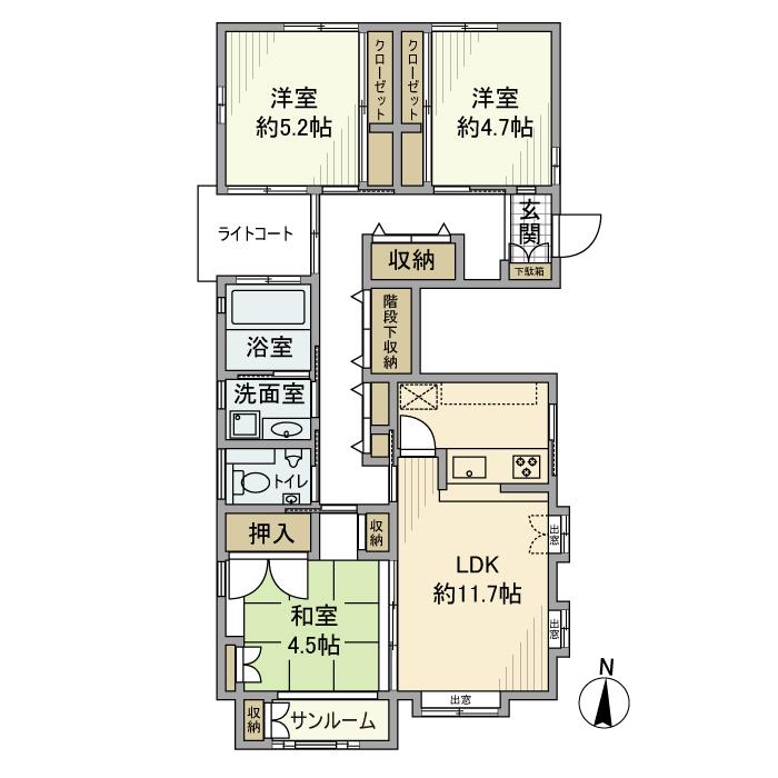 恵比寿戸建の間取り