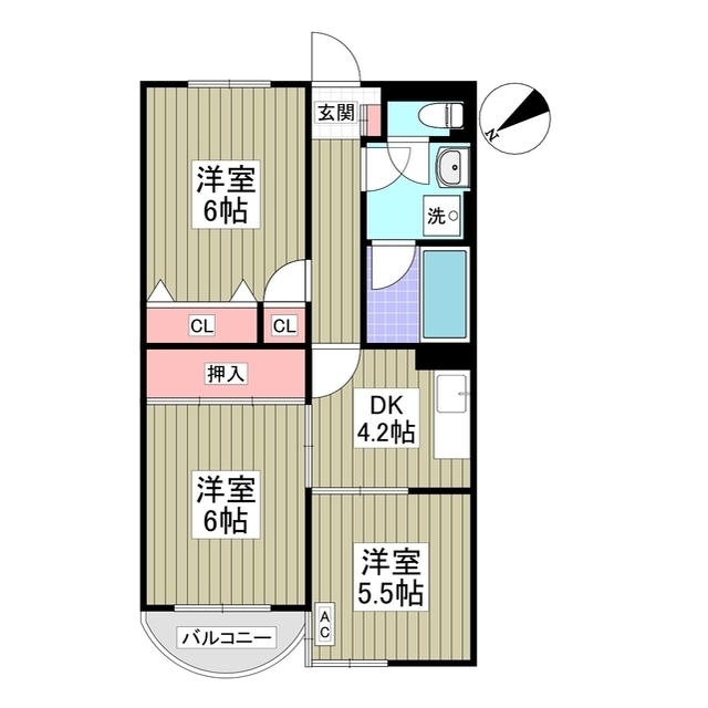 PURE GOLDの間取り