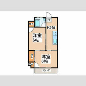 高橋マンションB棟の間取り