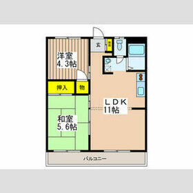 メゾン立川の間取り