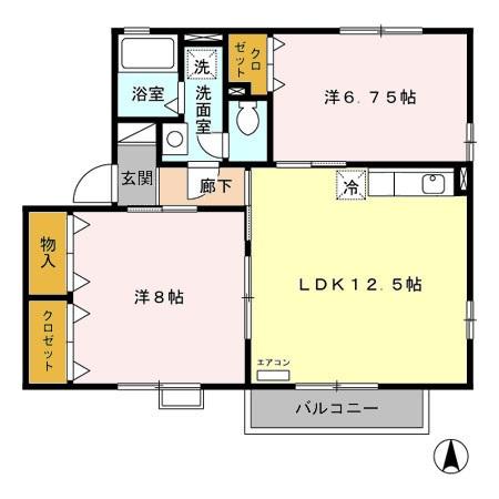 ウィルモアK・Ⅰの間取り