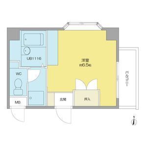 コーポミューの間取り