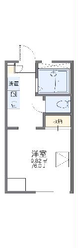 レオパレスメゾン ド 秋葉の間取り