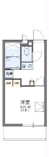 レオパレスクレール川崎の間取り
