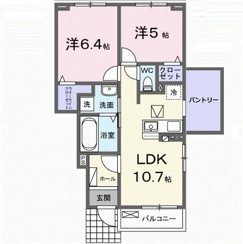 ポルトⅡの間取り