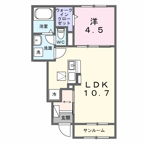 カルムの間取り