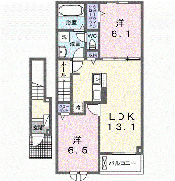 カルムの間取り