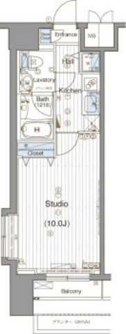 グランド・ガーラ神田の間取り