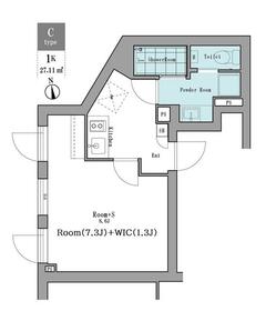 LEGALAND白金高輪の間取り