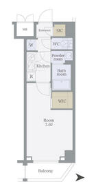 ハーモニーレジデンス東京イーストサイドの間取り