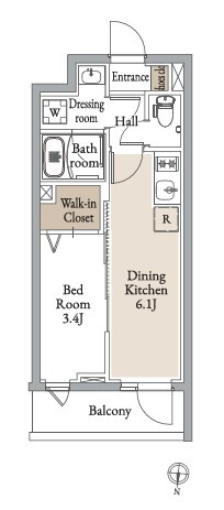 グランカーサ住吉Ⅲの間取り