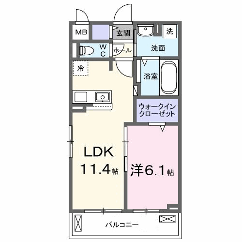 メゾン・ド・フロレゾンの間取り