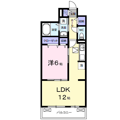 ルポン ボヌールの間取り