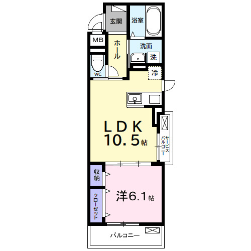 ルポン ボヌールの間取り