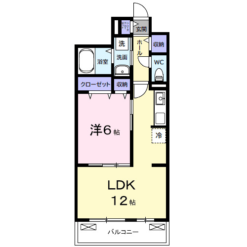 ルポン ボヌールの間取り