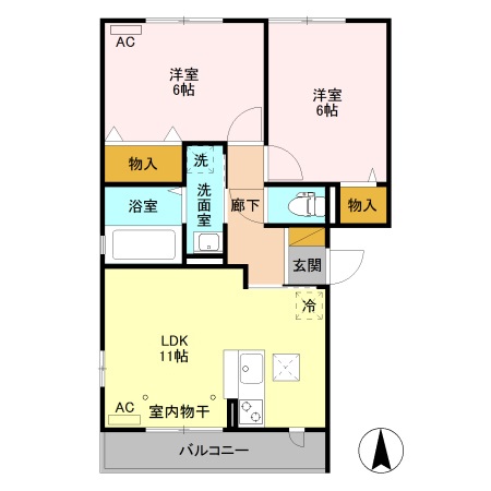 クオーレの間取り