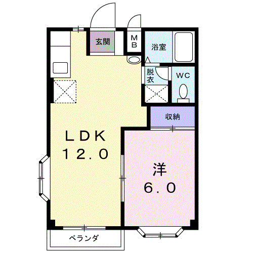 アビーロードCの間取り