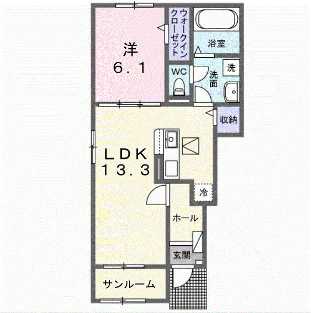 けやきレジデンスαの間取り