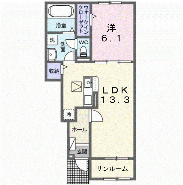 けやきレジデンスαの間取り