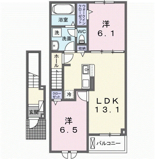 けやきレジデンスαの間取り