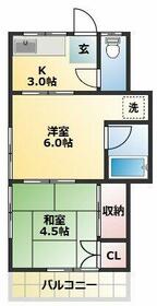 よろこび荘4号棟の間取り