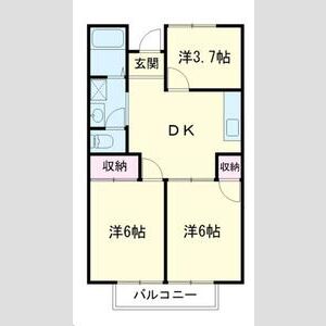 サンライズ桜木の間取り