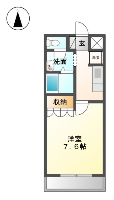 ダイヤモンズ・Mの間取り