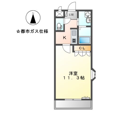 サンハイツオーガマの間取り