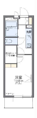レオパレスMakearrowⅡの間取り