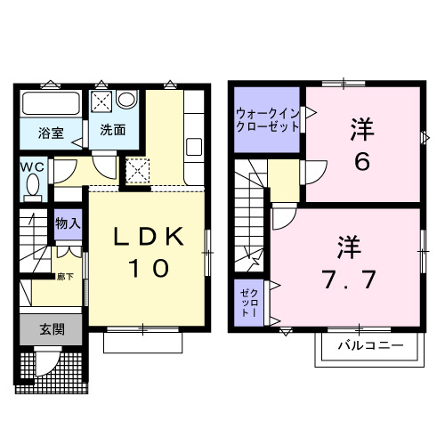 エスポワールの間取り