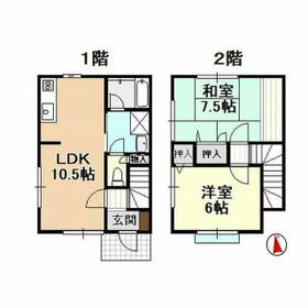 ローズテラスⅠ・Ⅱの間取り
