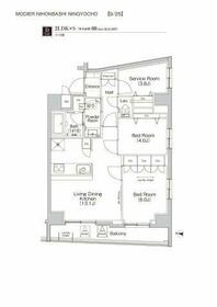 アーバンコア日本橋の間取り