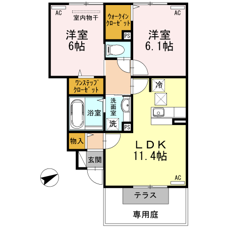 TNアルテミスⅡの間取り