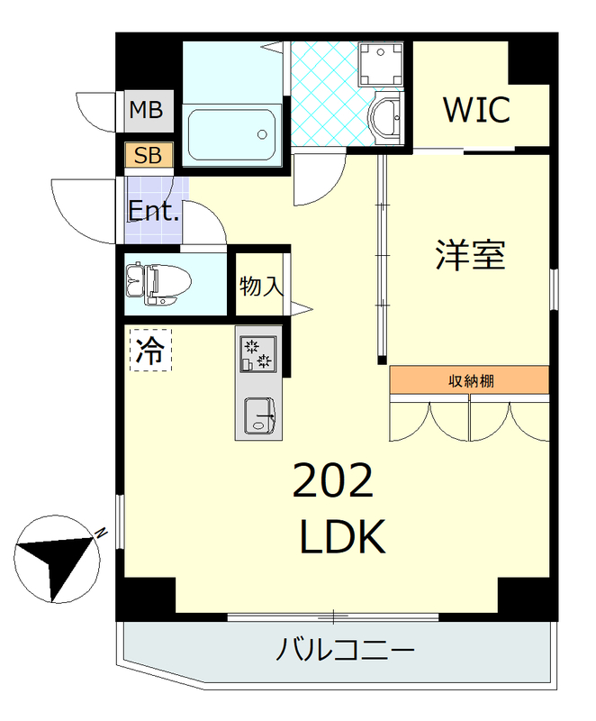 コージーコート西新宿の間取り