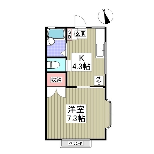 プルミエールAMIの間取り