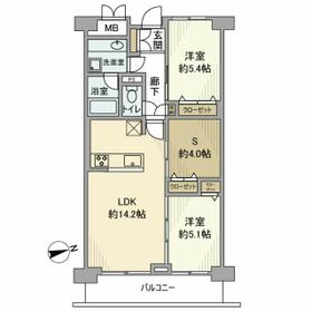 三田ナショナルコートの間取り